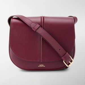 (NEW) A.P.C. - Betty saddle bag (wine)